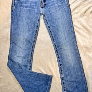Miss Me Light Blue Straight Leg Jeans